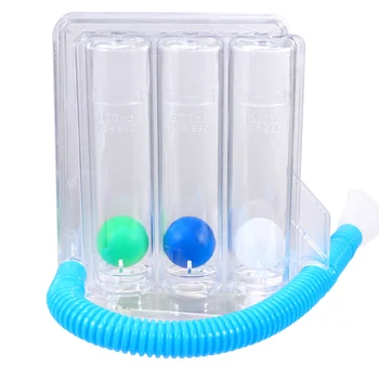 

Three-ball Apparatus Vital Capacity Breathing Trainer Incentive Spirometer Lung Breathing Exerciser Rehabilitation Trainer