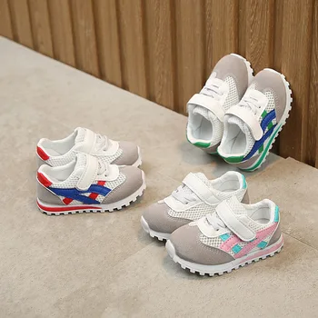 

Double Star Season Children's Shoes Baby Toddler Single Net Shoes Soft Sole Anti-skid Baby Sneakers Shoes For Boys Girls Shoes