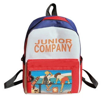 

2019 South Korea Ins Academic Style Best Friend Backpacks Chic Art Small Fresh Retro Canvas Backpacks Female Student Backpacks