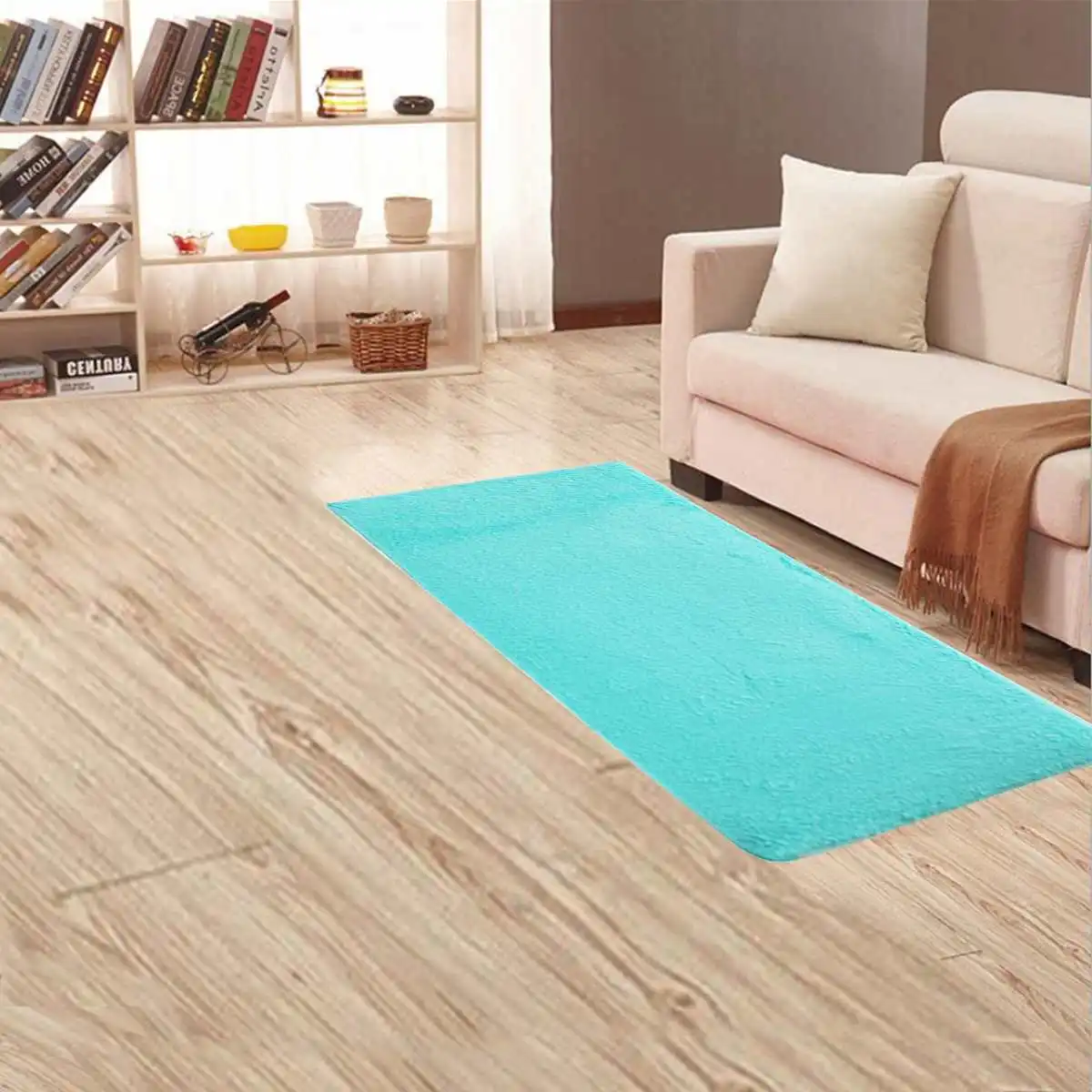 Royal 80x160 см прямоугольный ковер Коврик противоскользящий искусственный мех ворсистые ковры для гостиной спальни домашний декор коврики теплые коврики - Цвет: Royal
