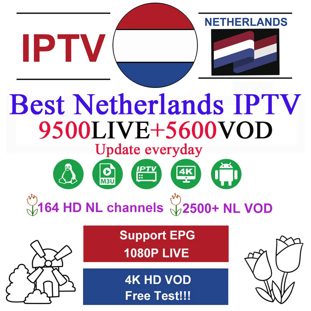

Netherlands iptv 4K tv for android ios smart tv box m3u subscription best Sweden Norway Israel France Spain europe French iptv