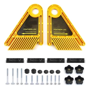 

GTBL Multi-Purpose Feather Loc Board Set Woodworking Engraving Machine Double Feather Boards Miter Gauge Slot Woodwork DIY Tools