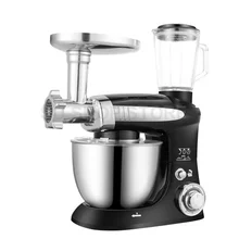 4L большая чаша 6-ступенчатая бытовой Кухня шеф-повар Электрический Еда миксер венчик для взбивания яиц миксер для теста крем блендер соковыжималка мясорубка
