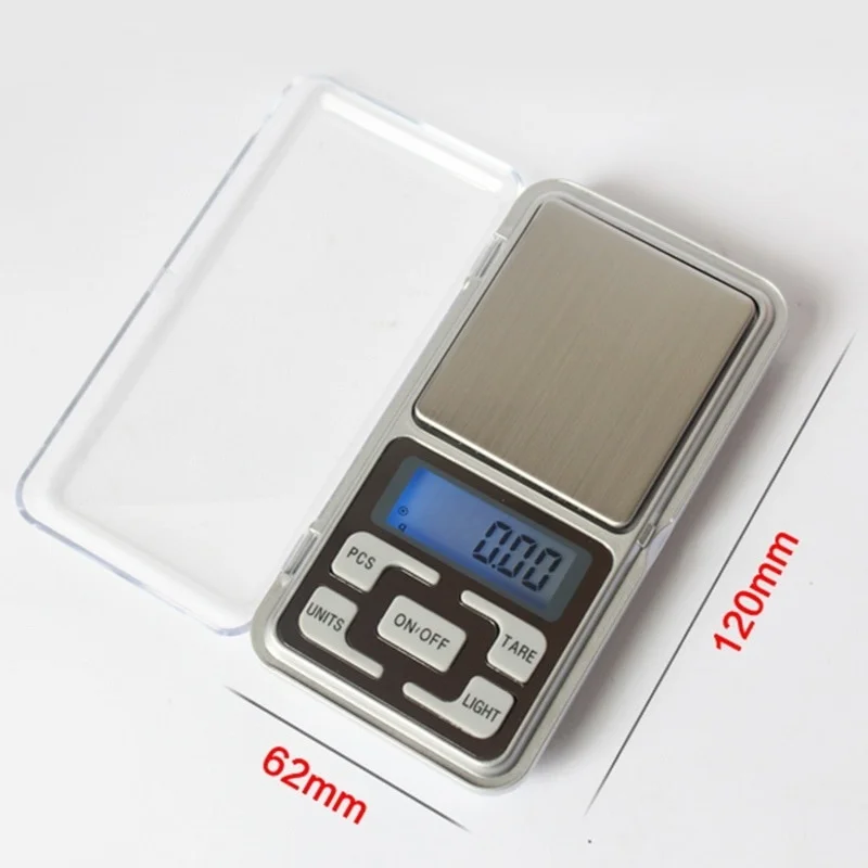

Backlight 0.1g Precision portable mini Electronic LCD Display Scale Pocket Digital Scale for Jewelry Kitchen Tools