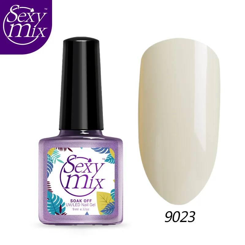 SEXYMIX 9 мл; Гель-лак для ногтей лак био-Гели Soak Off Nail Art полу Перманентный лак для ногтей Led Hybrid, лак для ногтей, длительного действия, UV гель эмаль DIY гель для дизайна - Цвет: 9023