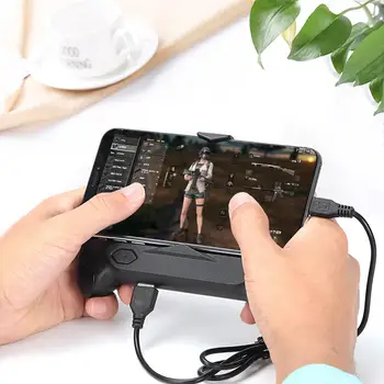 

Gaming Accessories Handheld Grip Game Controller Joystick Gamepad for Pubg Trigger Dual Cooling Fan Game Cooler for Phones