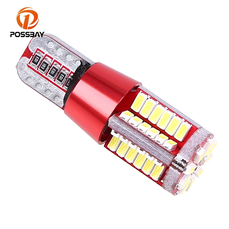 Автомобильная светодиодная лампа POSSBAY Canbus T10 168 192 W5W 57 SMD 3014 парковочная 57SMD белая |