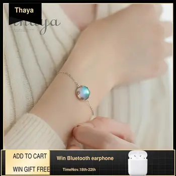 

Thaya Aurora Ladies' Bracelets s925 Silver Gradient Crystal Magical Bracelet Female Simple Elegant Dainty Friendship Jewelry