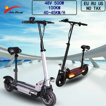 Preise 48V500W Elektrische Roller Falten Elektrische Hoverboard Für Erwachsene Mit Sitz Hohe Qualität Batterie Roller Elektrische Adulto E Roller