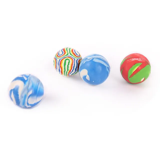 Mixed Bouncy Ball Funny Toy Balls Solid Floating Bouncing Child Elastic Rubber Ball Of Bouncy Toy 25mm 4