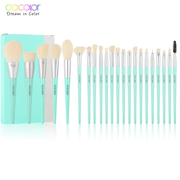 

Docolor 22pcs Makeup brushes set Professional Synthetic Hair brushes Foundation Powder Contour Eyeshadow make up brushes