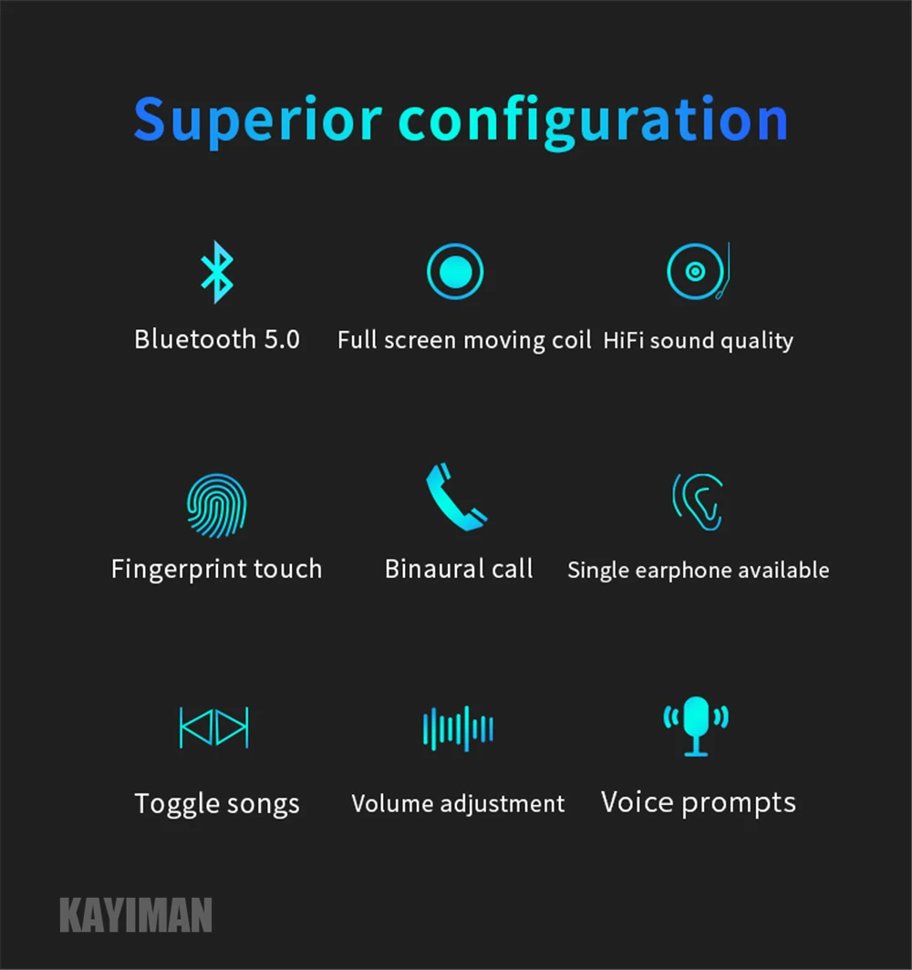 I19 TWS Беспроводной наушники Bluetooth 5,0 сенсорный Управление Автоматическая pop up Спортивная гарнитура 3D стерео с зарядным чехол pk i13 i10 i14