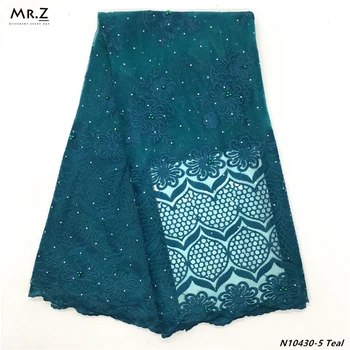 

Mr.Z African Milk Silk Lace Fabric High Quality French Milk Silk Lace Fabric With Two Colors Stones For Nigerian Dress Party