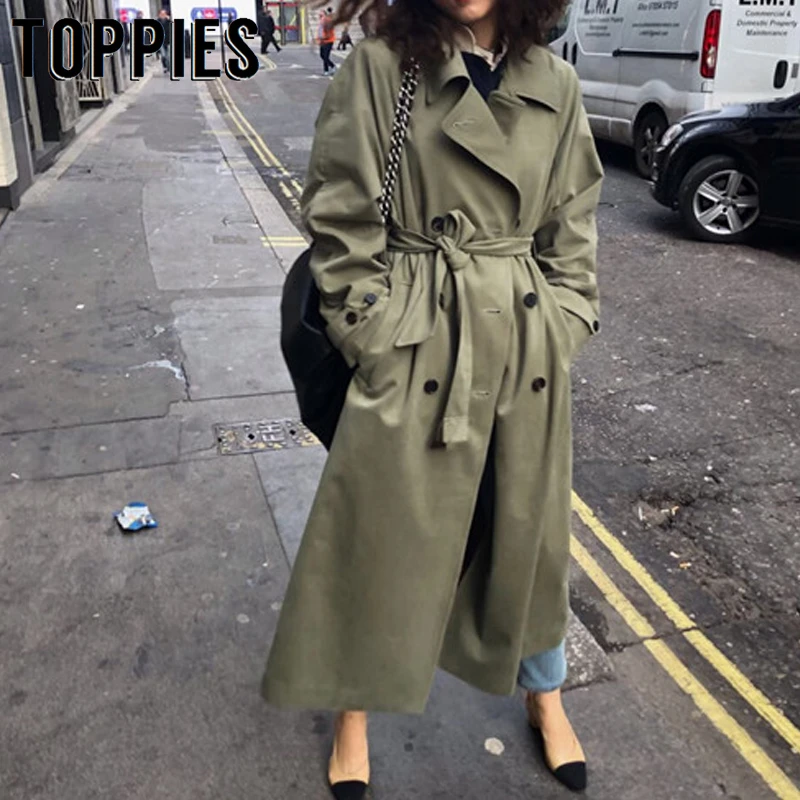 Green oversized coat womens Clearance