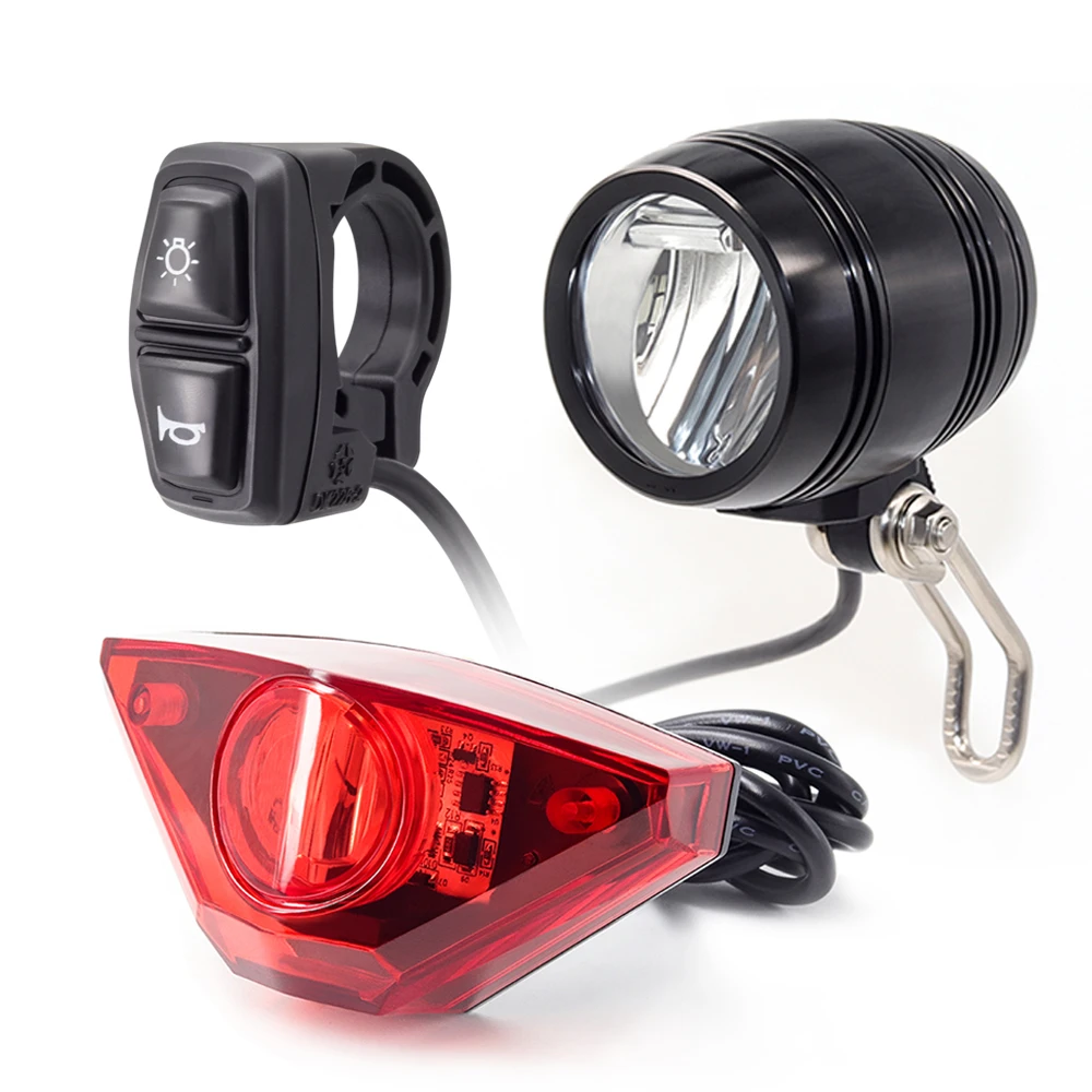 Wexplore Ebike Koplamp En Achterlicht Set Input 24V 36V 48V 64V 72V E fiets  Led Lamp Elektrische Fiets Koplamp En Achterlichten|Electric Bicycle  Accessories| - AliExpress