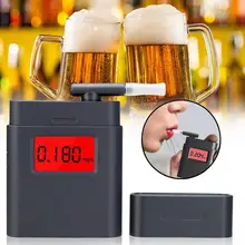 Портативный ЖК-дисплей цифровой дисплей спиртовой привод Тестер дыхания Алкотестер детектор Автомобильный carros аксессуары автомагнит