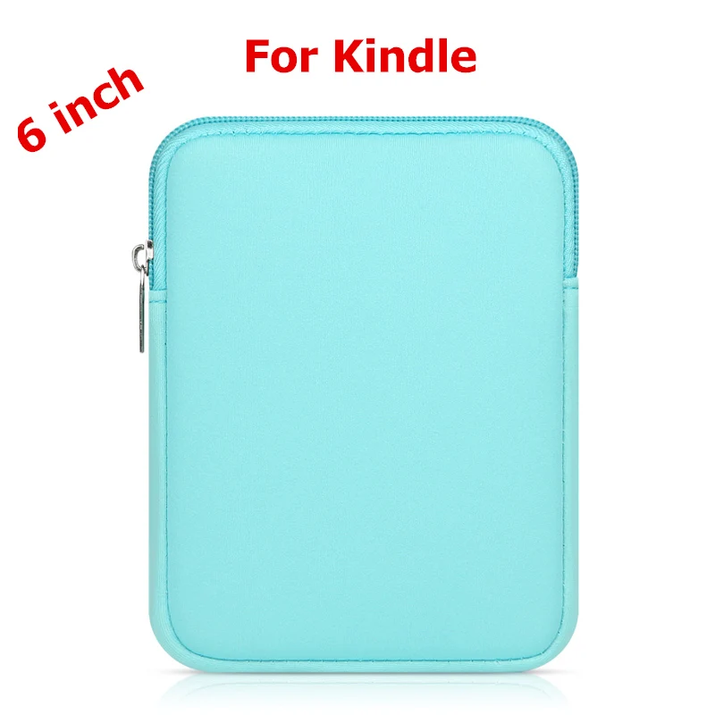 Мягкие планшеты гильзы сумка для iPad Mini 1/2/3/4 Air 1/2 крышка чехол для iPad Pro 9,7 нового iPad / 9,7 для чтения электронных книг 6 - Цвет: 6 inch blue