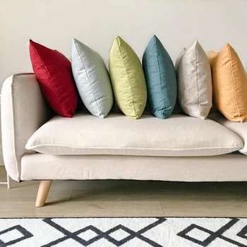 

Square plain velvet cushion sofa decoration velvet soft fabric travel pillow hotel decorative pillow