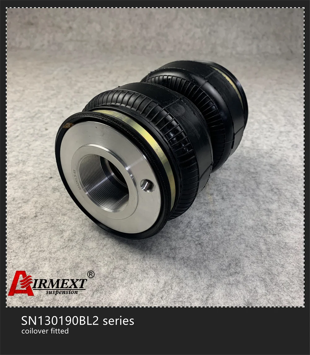 SN130190BL2-BCR/BC coilover 장착 M53 * 2-50 에어 서스펜션/에어 스프링 벨로우 고무 에어 라이드 쇼크 업소버/공압 부품