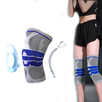 

Basketball Sports Kneepad Football Running Riding Shin Bone Silicone Protective Gear Spring Support Breathable Collision Kneepad