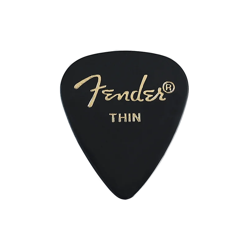 D Thin 0.46mm Fender 1 шт. классический медиатор целлюлоидная гитара pick s конфетти акустическая электрическая гладкая гитарная медиатор аксессуары гитарные части - Цвет: D Thin 0.46mm