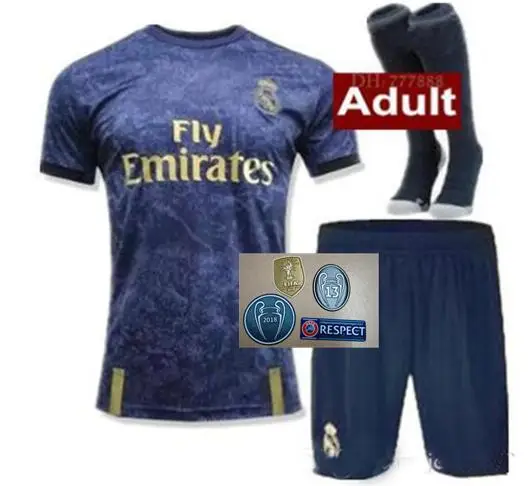 Real madrides2019 Новое поступление футболка для футбола домашняя Hazard ASENSIO ISCO SERGIO ramos 19 20 комплект для взрослых Футболка для футбола - Цвет: shirt