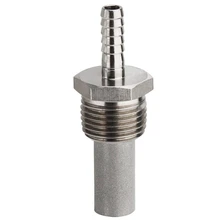 Домашний пивоваренный встроенный оксигенационный камень для диффузии аэрации 1/2 Npt карбонационный камень