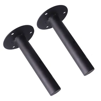 

2pcs Scaffold Board Accessories Shelf Bracket Holder Round Pipe Rustproof Wrought Iron Hardware Wall Mount Support Practical
