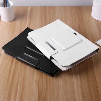 

Practical Bluetooth Keyboard Classic Texture Multi-functional Washable PU Leather Case Cover Stand for 9 10 inch Tablet