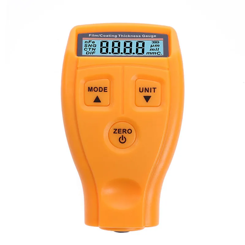Junejour RM660/GM200 толщиномер для нанесения краски, тестер, ультразвуковая пленка, мини автомобильное покрытие, измерительный прибор для измерения краски - Цвет: GM200-orange