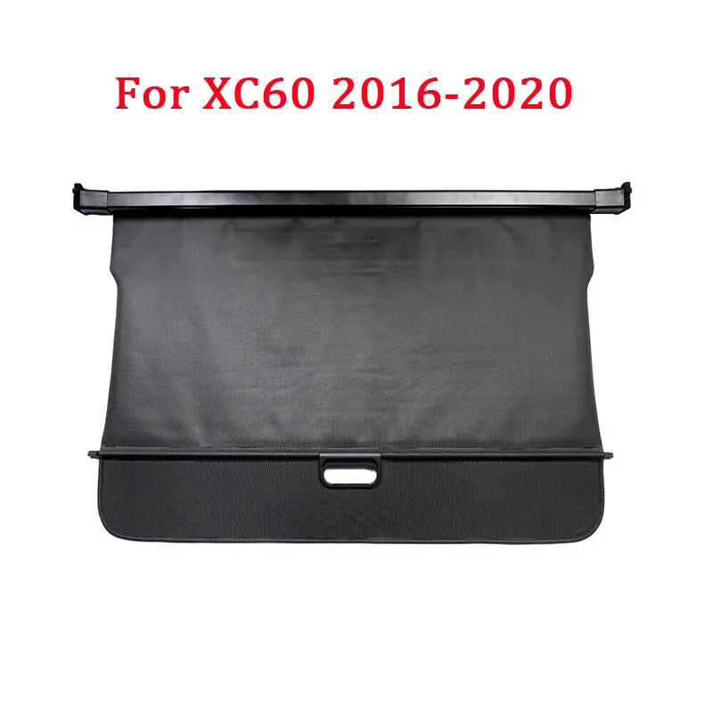 Voiture Étagère Arrière Rétractable de Coffre pour Volvo XC60 2009-2018,  Bagages Housse Colis Rideau de Rangement Partition Panneau de Bouclier