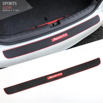 

Car styling car General purpose silicone Rear Door Bumper Protector sill for Suzuki S-CROSS Vitara SX4 Swift Alto