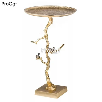 

Ngryise 43*71cm Aluminum tree branch shape luxurious coffee table
