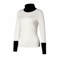 Женский свитер с длинным рукавом для гольфа, 3 цвета, одежда для гольфа, S-XXL