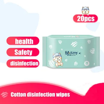 

Disinfection Disposable Sterilize Wet Wipe Tissue Clean Hand Health Care 20 Wipes/Pack