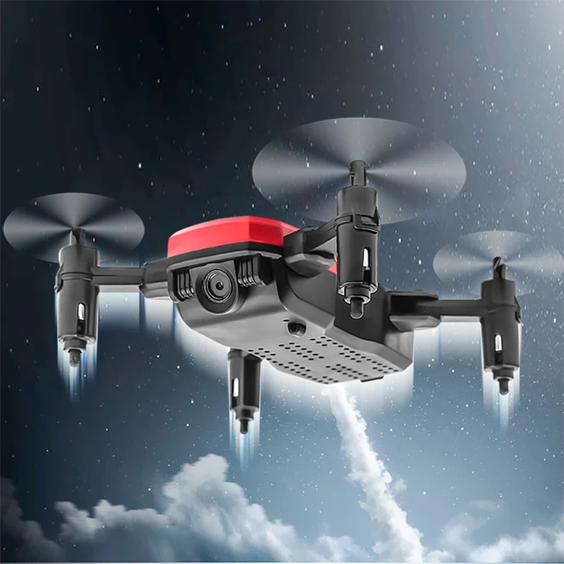 Мини складной Радиоуправляемый Дрон D2 LF606 Квадрокоптер с камерой HD Wi Fi fpv вертолет