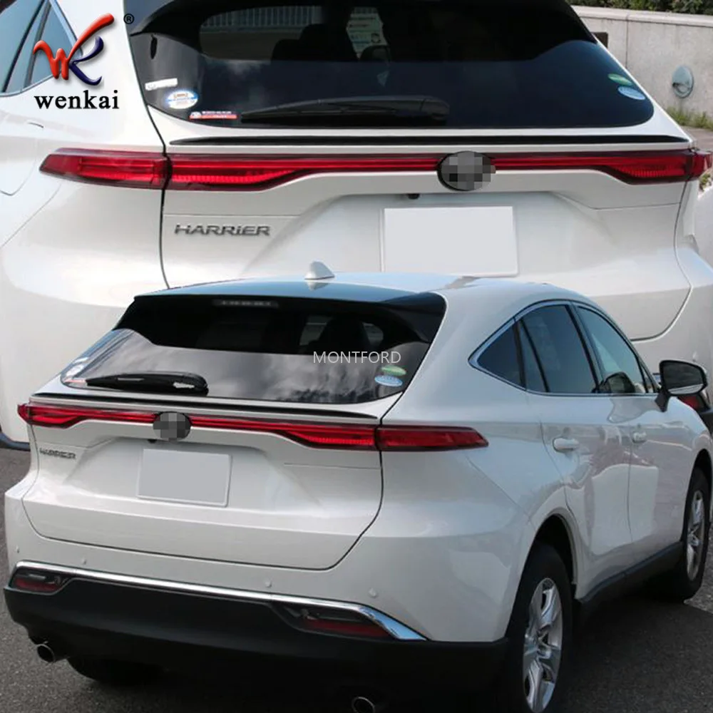 

Модифицированный задний спойлер для Toyota Harrier(Venza) 2020, полоса заднего крыла, автомобильные аксессуары, 1 шт.