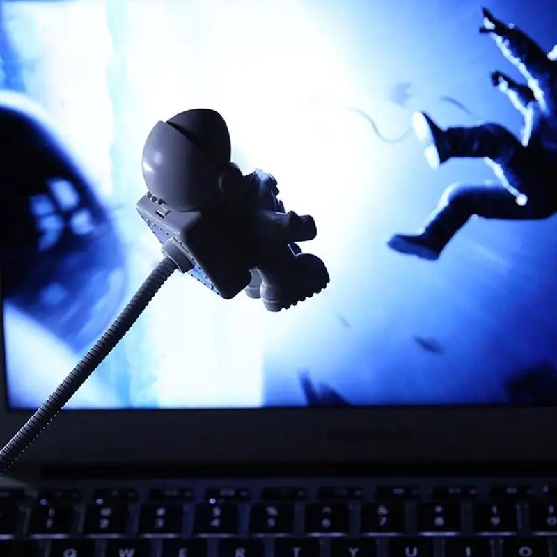 Гибкий светодиодный ночник с USB трубкой белый светильник для компьютера ноутбука