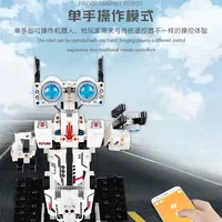 Remote Control APP Programming Robot 2.4G RC Movable Crawler Type Gravity Sensor Path Mode Assembled Building Block Robot Toy 2