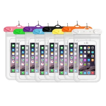 

Four Sides Double Layer Swimming Diving Touch Screen Waterproof Mobile Phone Bag Cover Transparent Mobile Phone Waterproof Case
