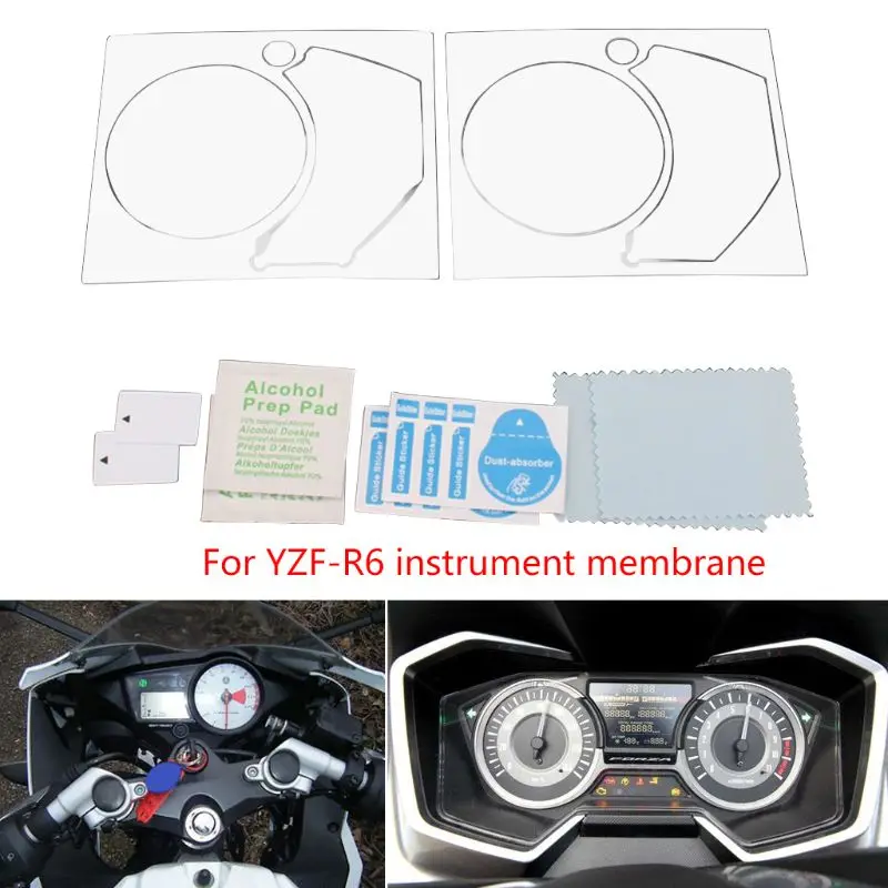 Новинка 2 шт кластер царапины кластерный Дисплей Защитная пленка протектор для Yamaha YZF-R6