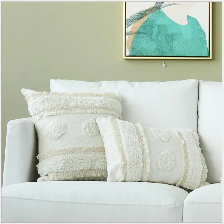 Домашний декор наволочка ручной работы с вышивкой Beig марокканская для подушки