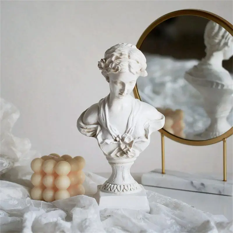 Venus Girl Sculpture Small Resin Retro Greco-Roman European Style Creative Home Decoration Art Photo | Дом и сад