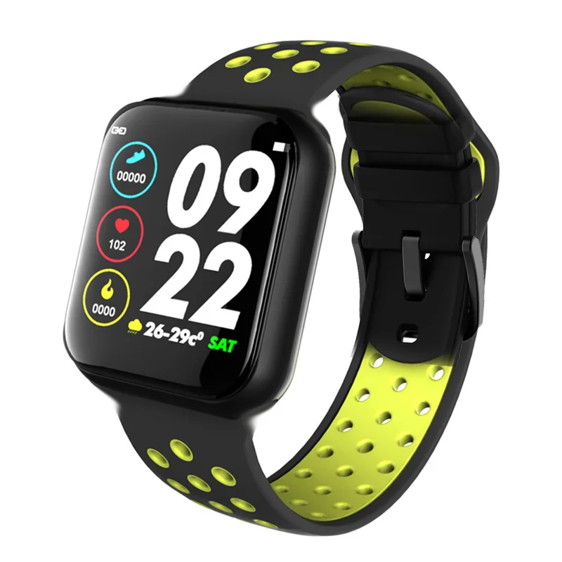Reloj inteligente deportivo F8, con Bluetooth, control del ritmo cardíaco, calorías, alarma, IP67, pulsera inteligente resistente al agua, S226, 42mm