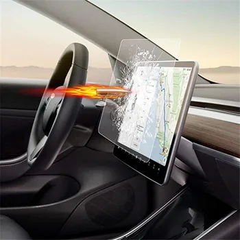 

For Tesla Model 3 15" Center Control Touchscreen Car Navigation Touch Screen Protector, P50 P65 P80 P80D 9H Tempered Glass