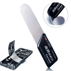 2022new pry lâmina curvada abridor de tela ferramenta curvada tela do telefone móvel disassembler 0.1mm de aço inoxidável cartão telefone inteligente