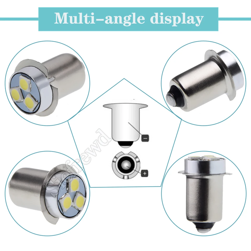 Lampadina LED P13.5S Torcia Lampadina LED P13.5S Per Torce | 3V - Foto 11