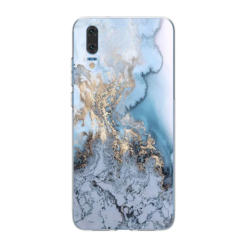 Ciciber мраморный для Huawei P20 P30 P10 P9 P8 Lite Pro Plus 2017 мягкие чехлы телефонов из ТПУ Mate 20 10 9 X