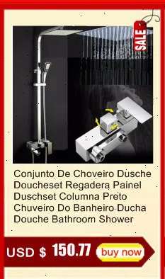 Regadera Electronica Torneira Lavabo Regendouche Colonne De panel Black Douche Do Banheiro Chuveiro Ducha душ для ванной комнаты