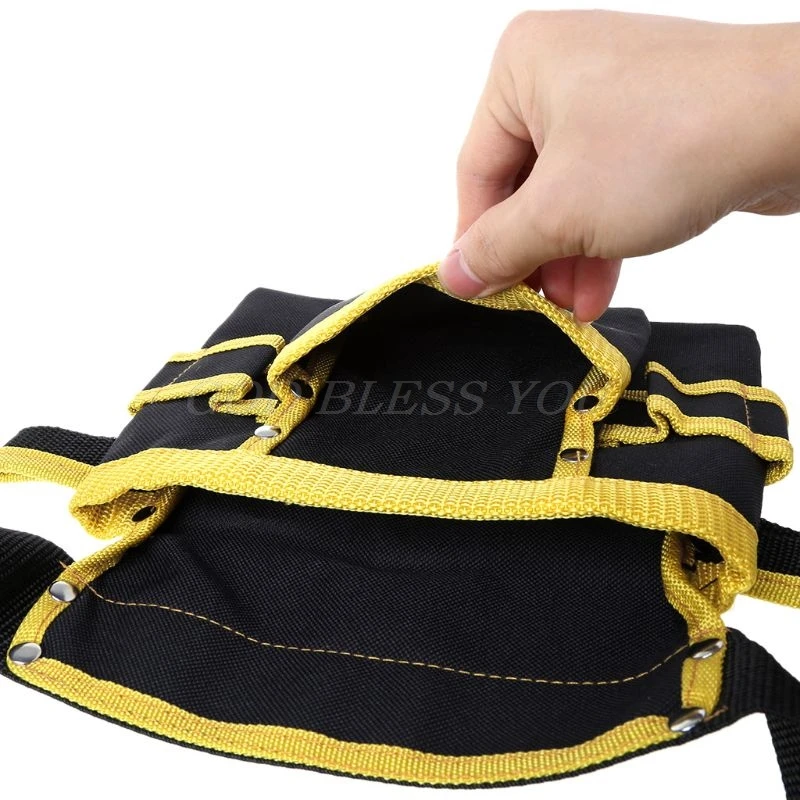 Multi-functional Electrician Tool Bag Waist Pouch Belt Storage Holder Organizer Electricians Tool Pouch Kit Bag Drop Shipping tool pouch